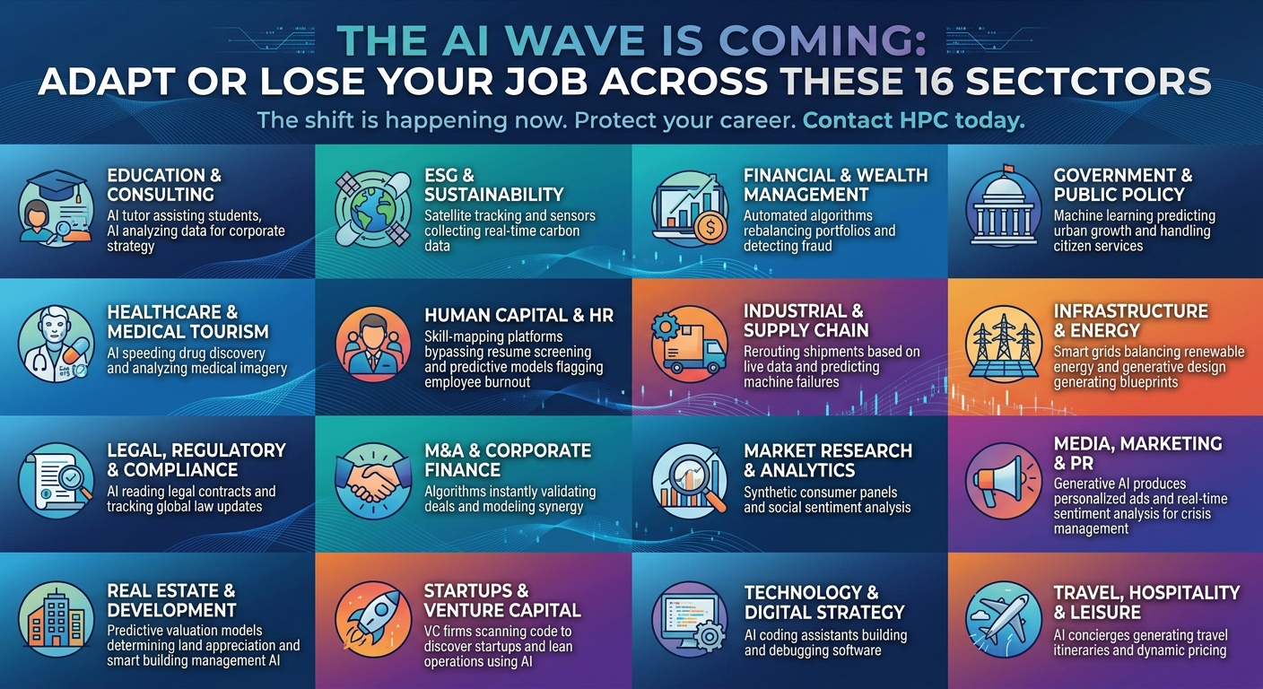 The AI Wave is Coming Saudi Arabia: Adapt or Lose Your Job Across These 16 Sectors