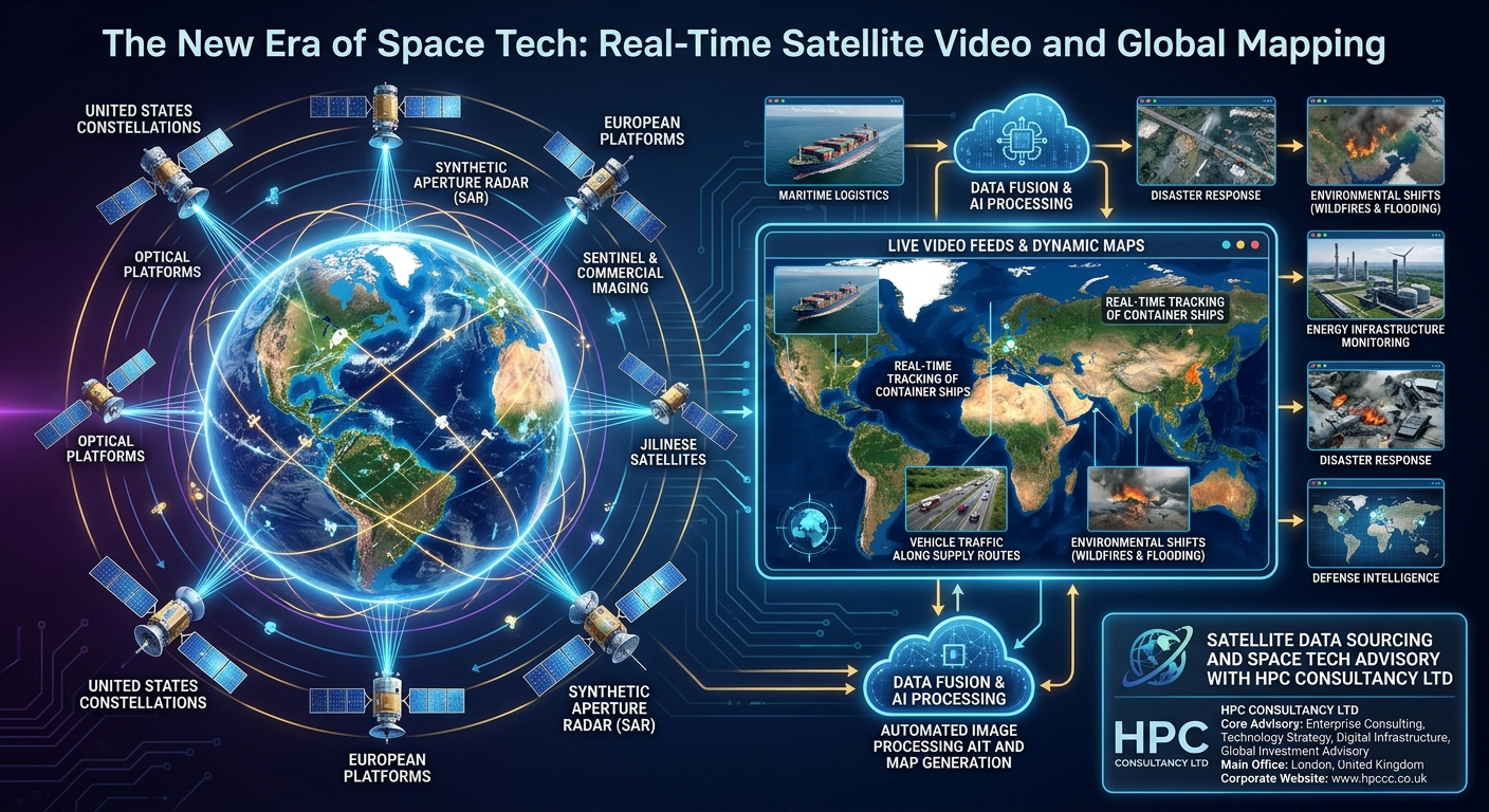 Real-Time Satellite Video and Global Mapping Saudi Arabia